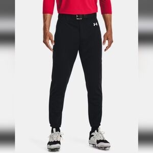 NWT Under Armour Utility Closed Baseball Pants Size Medium Black